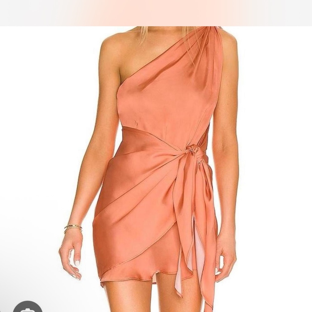 Baobab Satin Wrap Dress NWT